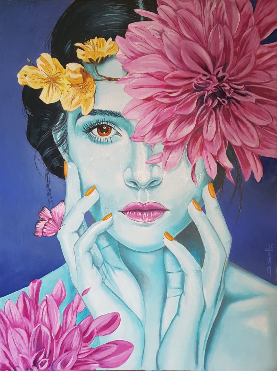 Lady with Flower Crown