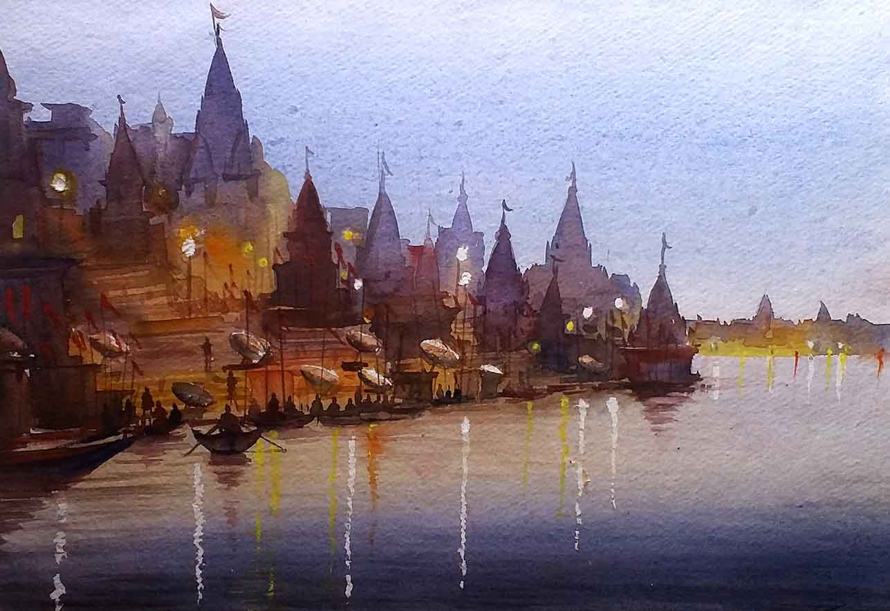 Evening Varanasi Ghats