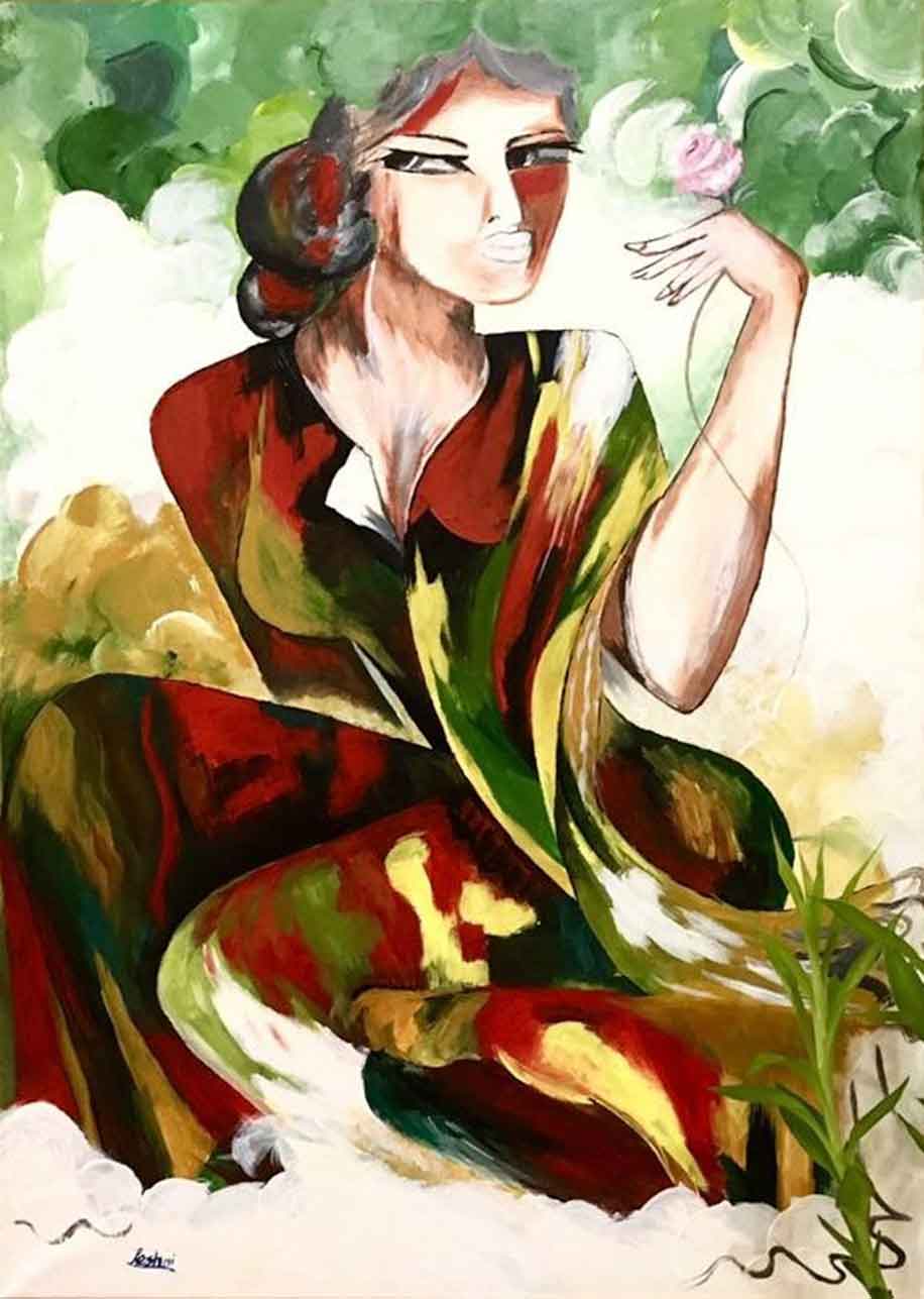 Lady in Abstract