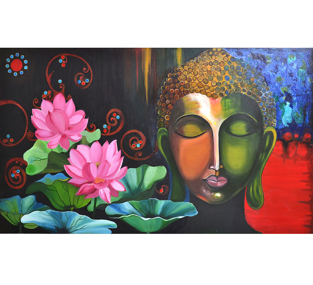Buddha in My Blooming Garden