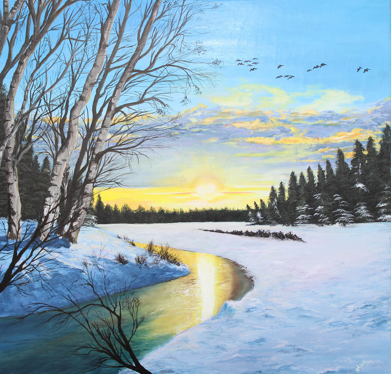 Winter Sunset