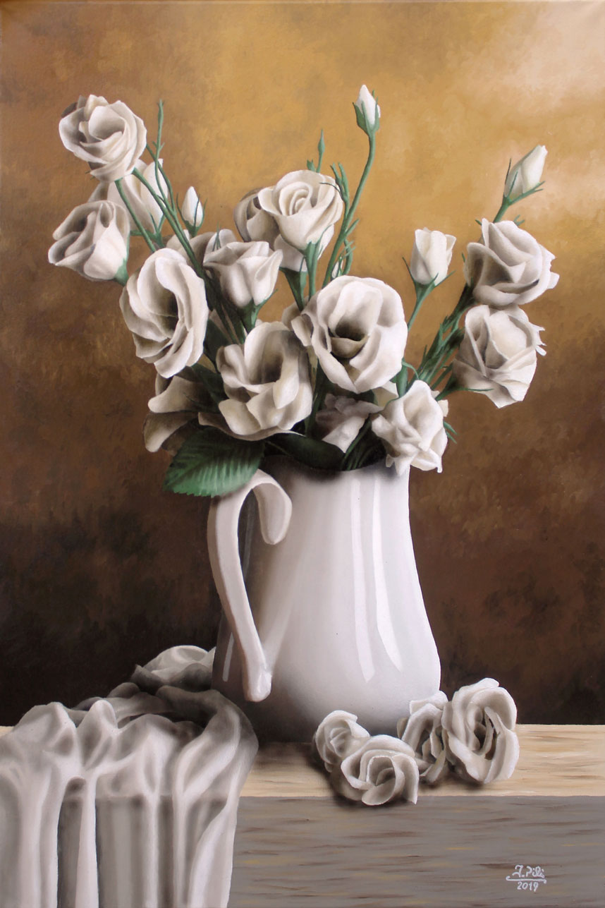 White Roses Still Life