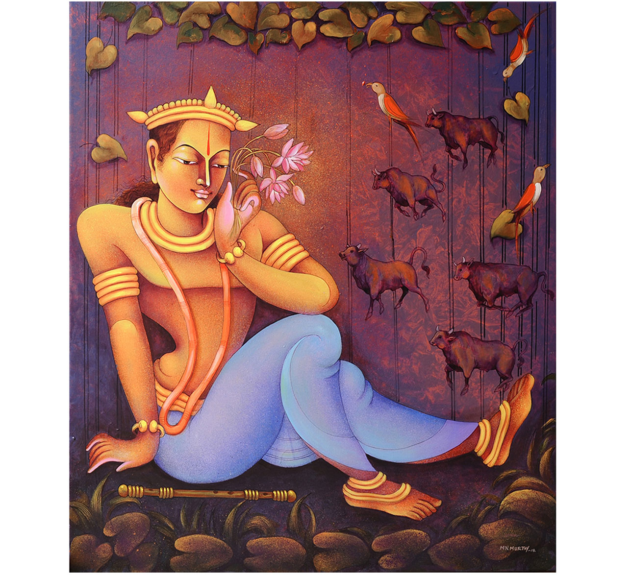 Krishna with Nature - 1
