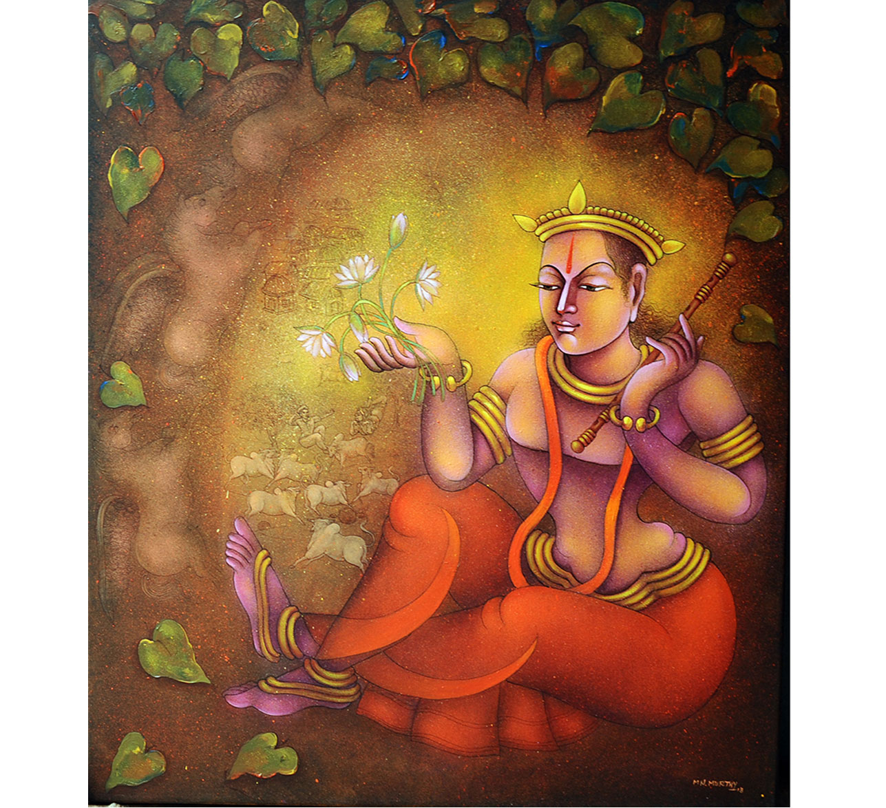 Krishna with Nature - 4