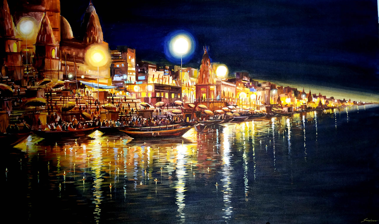 Evening Ghat at Varanasi SRM206