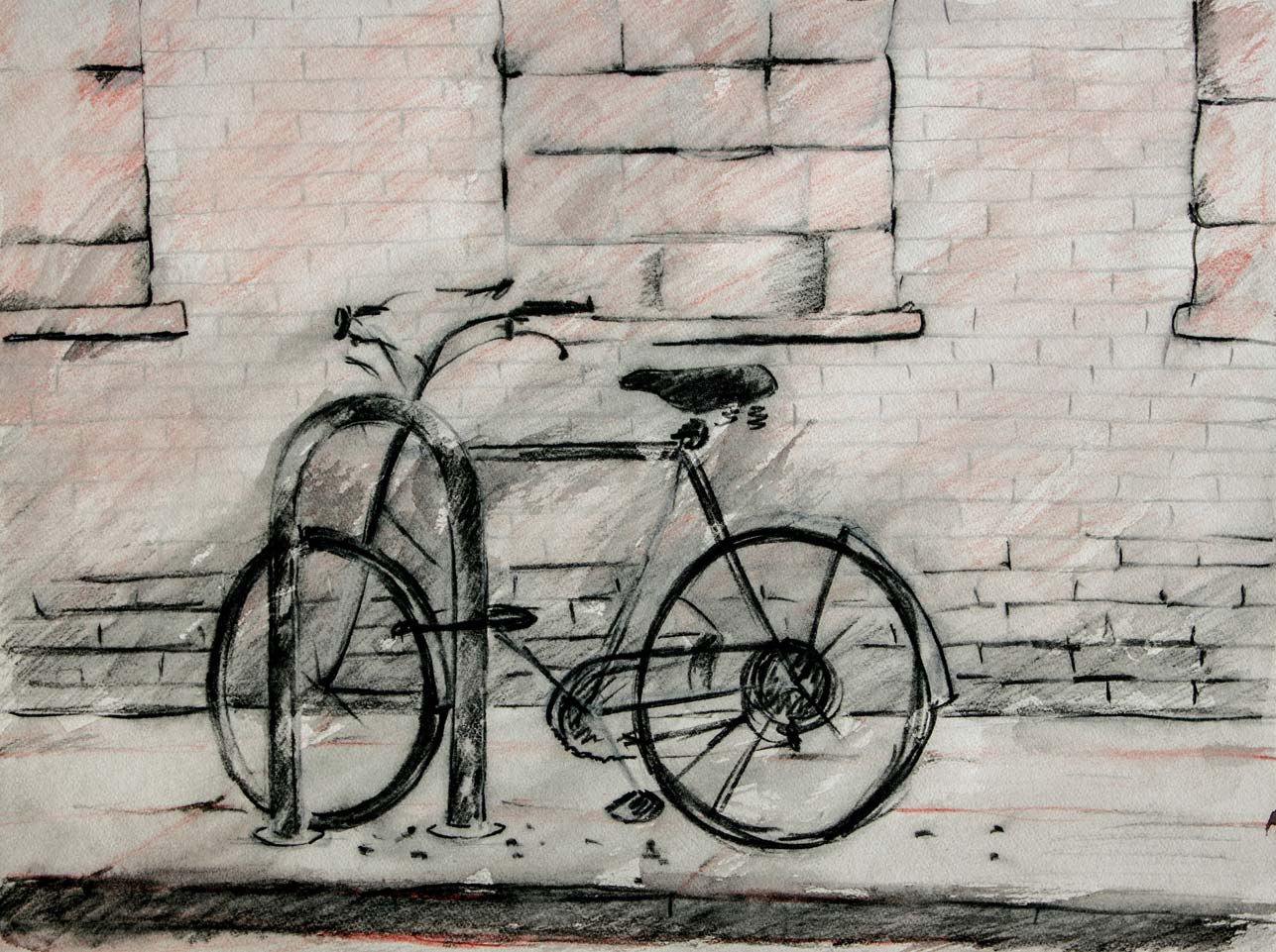 Chained Bicycles 1