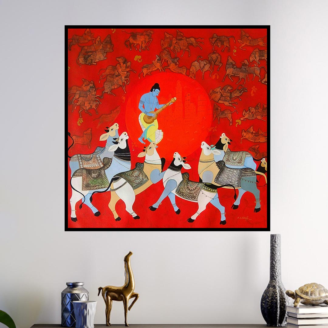 Sacred - Krishna and Bulls