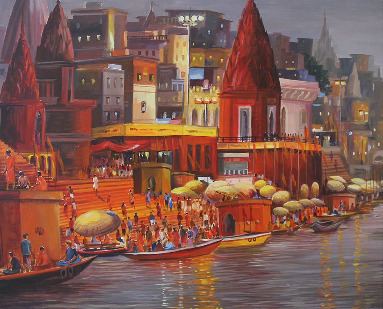 Beauty of Evening - Varanasi Ghat