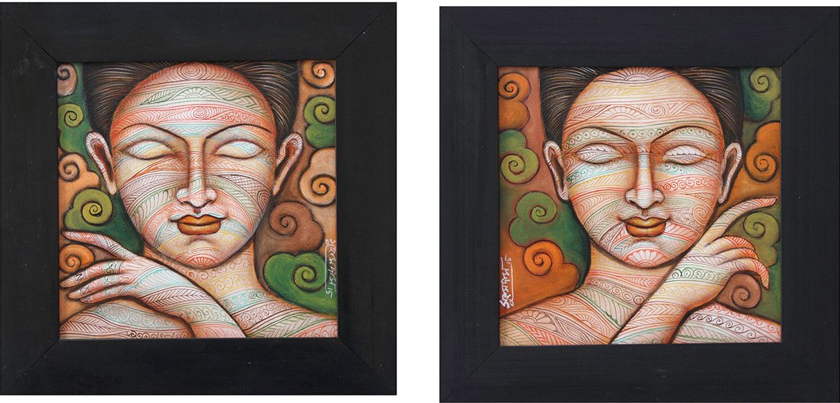 Poise (Set of two paintings)